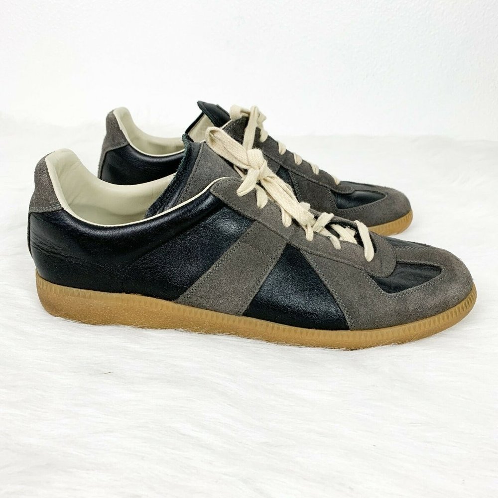 Maison Margiela Replica Mens Blue Low Top Sneaker - Picture 2 of 9